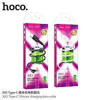 Кабель USB - Type-C HOCO X83 Victory, 1.0м, 3.0A, цвет: белый (1/33/330)