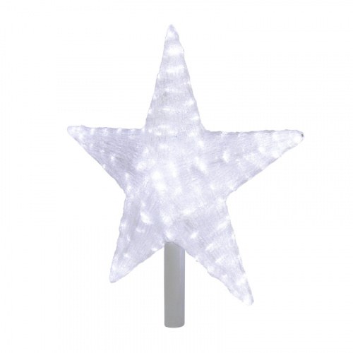 Фигура акриловая светодиодная NEON-NIGHT "Звезда" 54 см (c трубой 80 см), 240 светодиодов, белая (1/1) (513-485) фото 2
