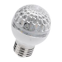 Лампа шар NEON-NIGHT Е27 10 LED Ø50мм красная 24В (постоянное напряжение) (1/100) (405-612)