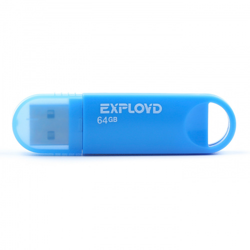 Флеш-накопитель USB  64GB  Exployd  570  синий (EX-64GB-570-Blue)