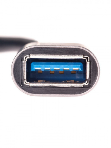 Кабель-адаптер  Type-Cm --> USB 3.0 Af , OTG, 1,5A , 5,0Gbps , Alum grey 0,2m Telecom (TC409M) (1/504) фото 4