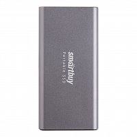 Внешний SSD  Smart Buy   250 GB  M1 металл серый, 1.8", USB 3.1 (SBSSD250-M1G-U31C)