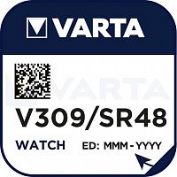 Элемент питания VARTA  V 309  (10/100) (00309101111)