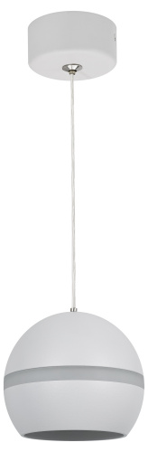 Светильник ЭРА потолочный подвесной PL21 WH GX53 шар белый (1/50) (Б0058504) фото 2