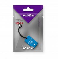 Картридер Smartbuy MicroSD, голубой (SBR-706-B) (1/20)