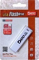 Флеш Диск Dato 64Gb DB8001 DB8001W-64G USB2.0 белый