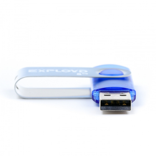Флеш-накопитель USB  8GB  Exployd  530  синий (EX008GB530-Bl) фото 7