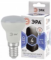 Лампа светодиодная ЭРА R39-4W-860-E14 (диод, рефлектор, 4Вт, холод, E14), (10/100/5600)