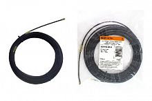 Нейлоновая кабельная протяжка НКП диаметр 4мм длина 20м с наконечниками (черная) TDM (1/5/15)
