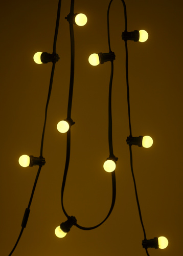Лампа светодиодная ЭРА YL45-E27 Р45-1W-E27 (диод. шар, желт., 4SMD, 1W, E27, для белт-лайт) (10/100/6000) фото 6