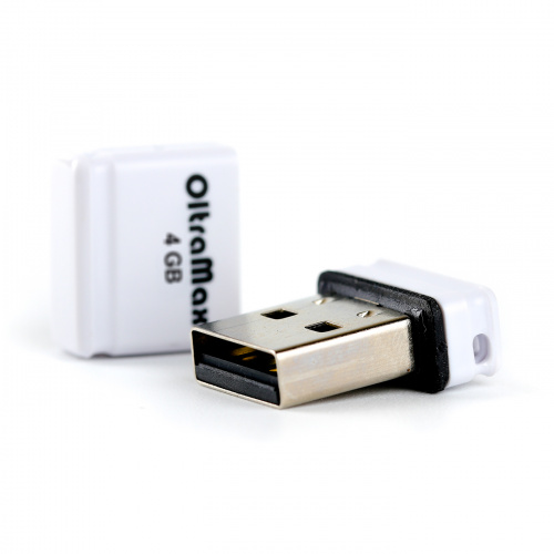 Флеш-накопитель USB  4GB  OltraMax   50  белый (OM004GB-mini-50-W) фото 2