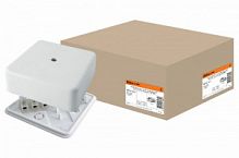 Коробка распаячная КР 100х100х44 ОП с клем. колодкой белая IP40 TDM (2/24) (SQ1401-0210)