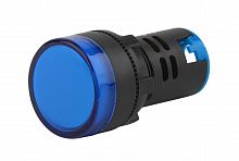 Лампа ЭРА AD22DS(LED)матрица d22мм синий 230В (10/1000/ 12 000)