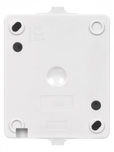 Кнопка звонковая с полем для надписи IP54 6A белая "Вуокса" TDM (10/100) (SQ1803-1006) фото 3