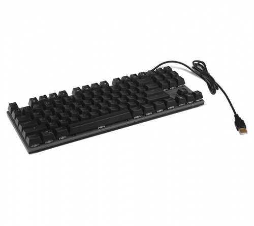 Клавиатура механическая игровая CBR KB 881 Armor, USB, 87 кл., свитчи Huano Red, Anti-Ghosting, N-key rollover, Rainbow LED, черный фото 10