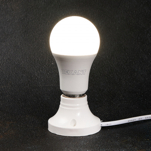 Лампа светодиодная REXANT Груша A60 15,5 Вт E27 1473 лм 4000 K нейтральный свет (1/10/100) (604-009) фото 2