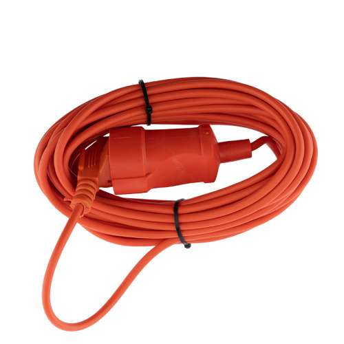 Удлинитель-шнур PROconnect ПВС 2х0.75, 10 м, б/з, 6 А, 1300 Вт, IP20, оранжевый (Сделано в России) (1/25) фото 2