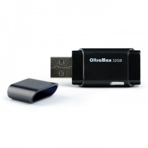 Флеш-накопитель USB  32GB  OltraMax  240  чёрный (OM-32GB-240-Black) фото 2