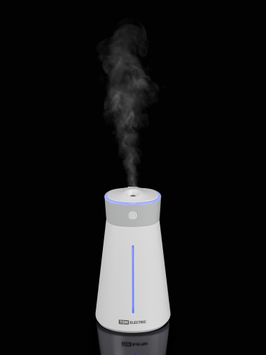 Портативный увлажнитель воздуха "Ареал мини", 0,38 л, RGB, насадки: вентилятор, ночник, белый, TDM (1/32) фото 3