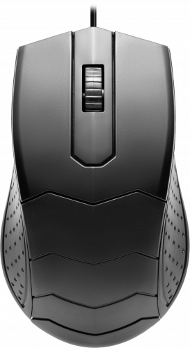 Мышь проводная игровая DEFENDER HIT MB-530, USB, 3 кнопки, 1000DPI, черный (1/100) (52530) фото 2