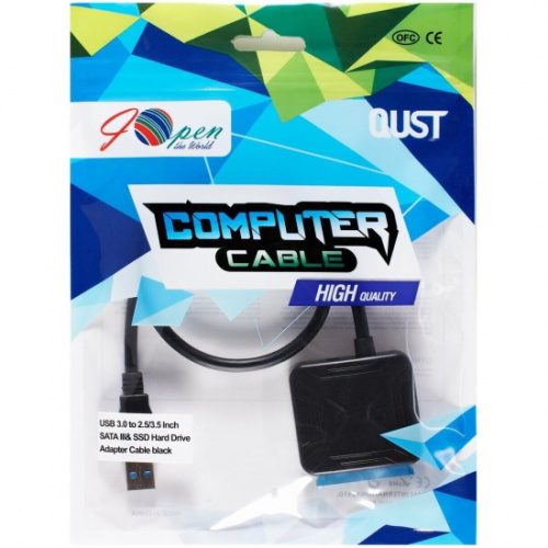 Кабель-адаптер USB3.0 ---SATA III 2.5/3,5"+SSD, Aopen/Qust <ACU816>(1/125) фото 3
