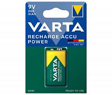 Аккумулятор VARTA 9V R2U (200 mAh) (1 бл)  (1/10/50) (56722101401)