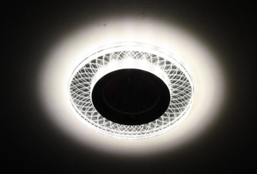 Светильник ЭРА декор cо светодиодной подсветкой MR16, зеркальный (1/50/1500) DK LD43 SL 3D /1 фото 2