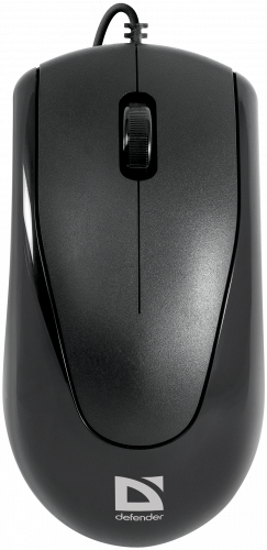 Мышь DEFENDER Optimum MB-150, чёрная, PS/2 (1/100) (52150) фото 2