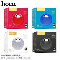 Колонка портативная HOCO BS45 Deep, пластик, Bluetooth 5.0, микрофон, FM, TF, AUX, TWS, цвет: серый (1/60)