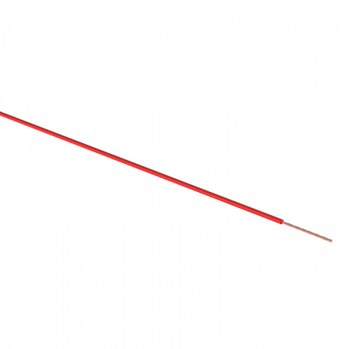 Провод ПГВА REXANT 1х0.75 мм², красный, бухта 100 м (1/10)