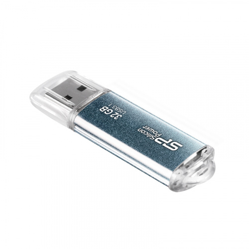 Флеш-накопитель USB 3.0  32GB  Silicon Power  Marvel M01 синий (SP032GBUF3M01V1B) фото 4