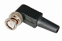 Разъем штекер BNC (для подключения коаксиального кабеля) под винт с колпачком Угловой ZN PROCONNECT (50/1000)