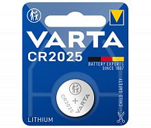 Элемент питания VARTA  CR 2025 Electronics (1 бл)  (1/10/100) (06025101401)
