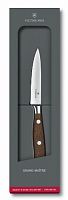 Кухонный нож Victorinox Grand Maitre, кованый, столовый, прямая заточка, лезвие 100 мм., дерево (подар. коробка) (7.7200.10G)