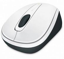 Мышь Microsoft Wireless Mobile Mouse 3500 White Gloss белый/черный оптическая (8000dpi) беспроводная (2but)