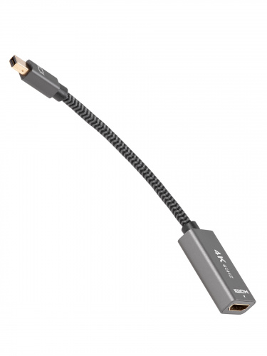 Адаптер miniDP --> HDMI-F 0.15м ,  оплетка, 4K@60Hz, Telecom (TA565) (1/200) фото 10