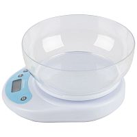 Весы кухонные электронные HOMESTAR HS-3001, 5 кг (белые) (1/20) (002661)