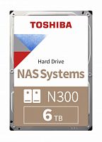Жесткий диск Toshiba SATA-III 6Tb HDWG460UZSVA N300 (7200rpm) 256Mb 3.5" Bulk