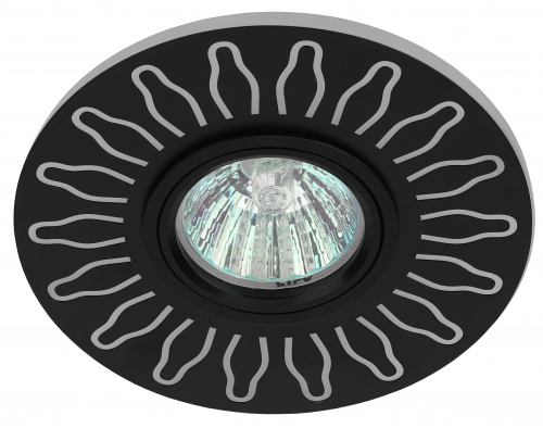 Светильник ЭРА DK LD31 BK декор cо светодиодной подсветкой MR16, 220V, max 11W, черный фото 4