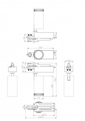 Светильник ЭРА трековый трехфазный STR-30-99-40K-W30 регулируемый луч 4000K белый (1/20) (Б0049785) фото 4