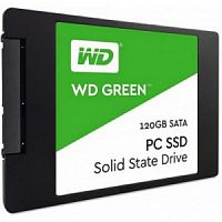 Внутренний SSD  WD  120GB Original, SATA-III, R/W - 465/540 MB/s, 2.5", TLC, зелёный