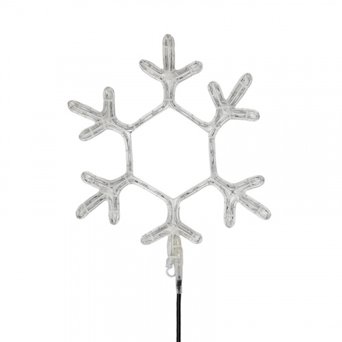 Фигура NEON-NIGHT световая "Снежинка" цвет белый, размер 55*55 см, мерцающая  (1/10) (501-337) фото 3