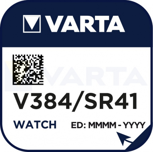 Элемент питания VARTA  V 384  (10/100) (00384101111)