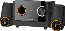 Акустическая система DEFENDER 2.1 X362, черный, 36Вт, BT/FM/MP3/SD/USB/LED/RC (1/4) (65362)