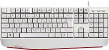 Проводная клавиатура Defender Atom HB-546 RU,белый,104+FN,1.8м, белый (1/20) (45547)