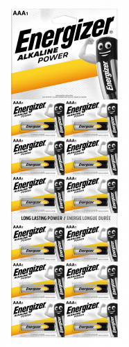 Элемент питания ENERGIZER  LR03 Power отрывной 1*12  (12 бл)   (12/120) (E302283400)