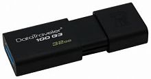 Флеш Диск Kingston 32Gb DataTraveler 100 G3 DT100G3/32GB-YAN USB3.0 черный