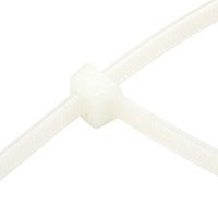 Хомут-стяжка кабельная нейлоновая REXANT 250x3,6 мм, белая (упак. 500 шт.) (1/20)