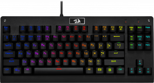 Клавиатура механическая игровая Redragon Dark Avenger 2 RU,RGB подсветка,компактная, черный (1/10) (70770)