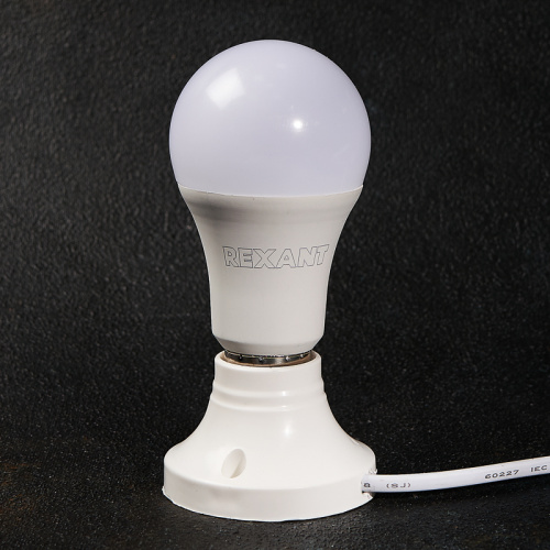 Лампа светодиодная REXANT Груша A60 15,5 Вт E27 1473 лм 2700 K теплый свет (10/100) (604-008) фото 6